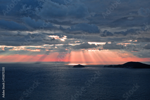 Foto Tramonto sul mare
