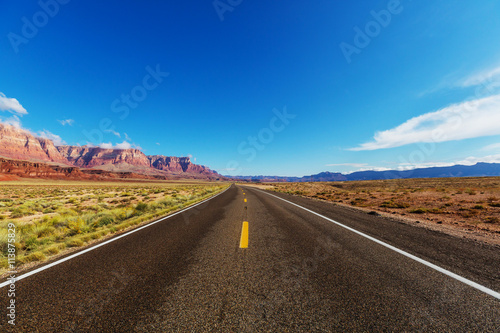 Road in prairie