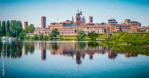 Medieval city of Mantua in Lombardy, Italy photo
