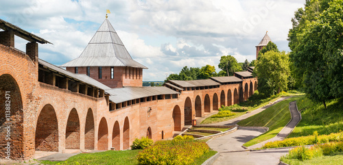 Foto Middle ages fortress Kremlin in Nizhniy Novgorod