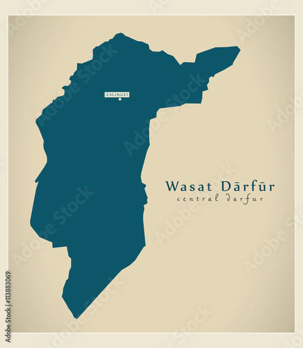 Modern Map - Wasat Darfur SD