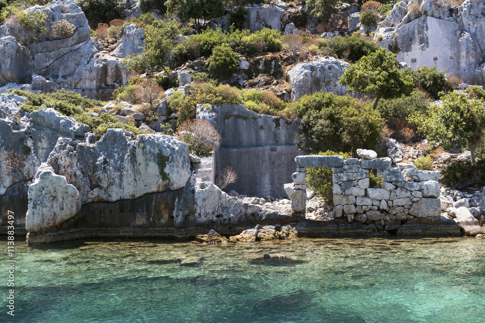 ancient lycian ruins