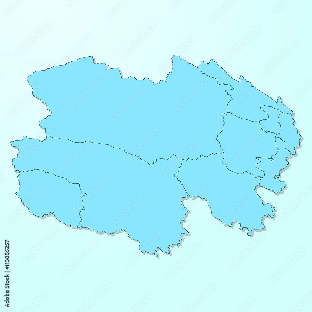 Qinghai blue map on degraded background vector Qinghai blue map on degraded background vector