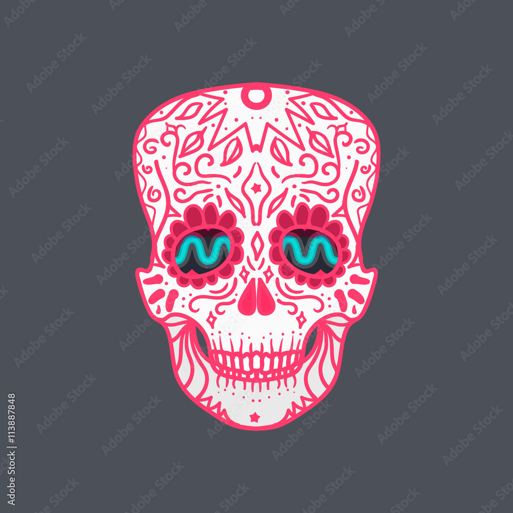 Mexican Detailed Skull