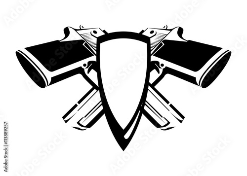 Coat of Arms with Desert Eagle