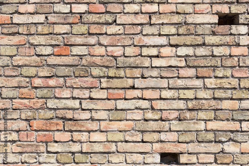 Obraz premium Background of old brick wall pattern texture.