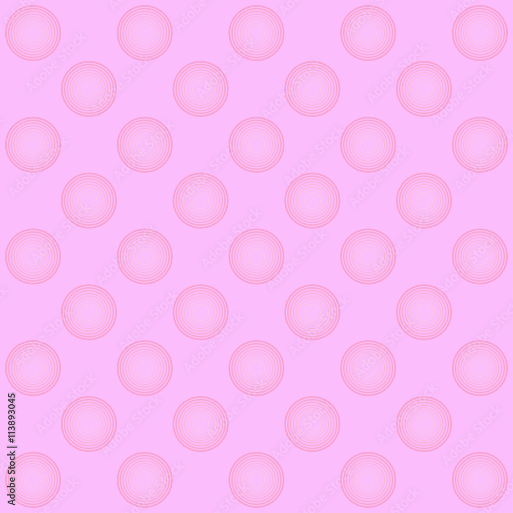 Pink circle pattern Pink circle pattern