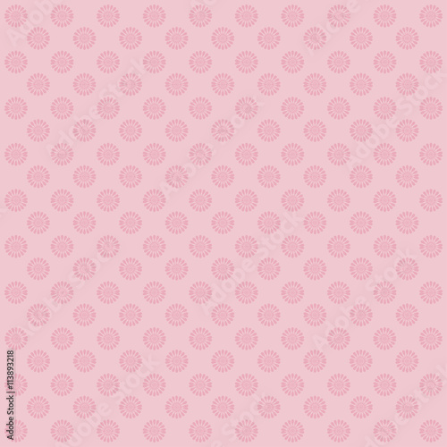 Floral pattern. Wallpaper in pink tones.