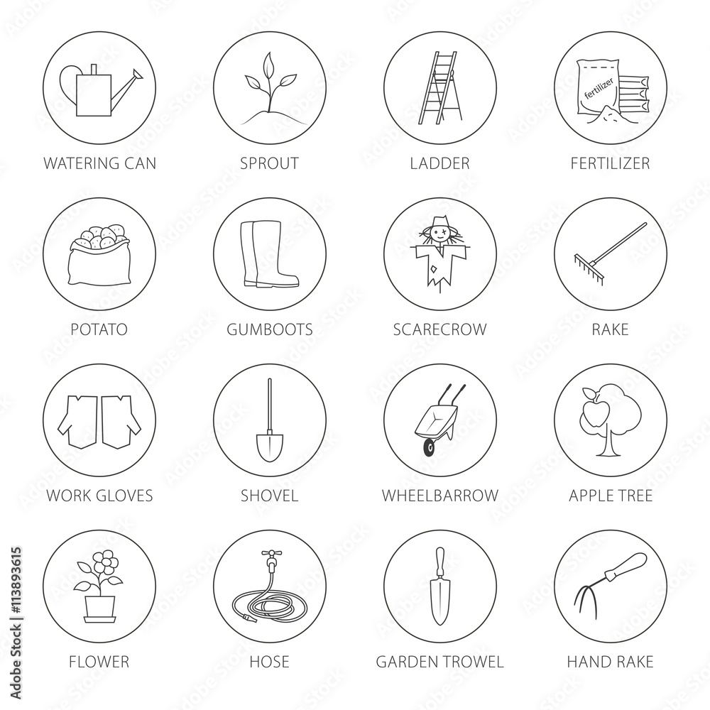 Agriculture Tools Names