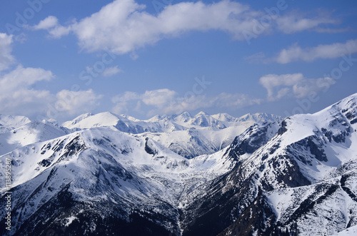 winter panorama of mountains © piotr290