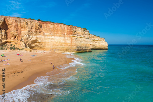 Praia de Benagil -  beautiful beach and coast in Portugal, Algarve