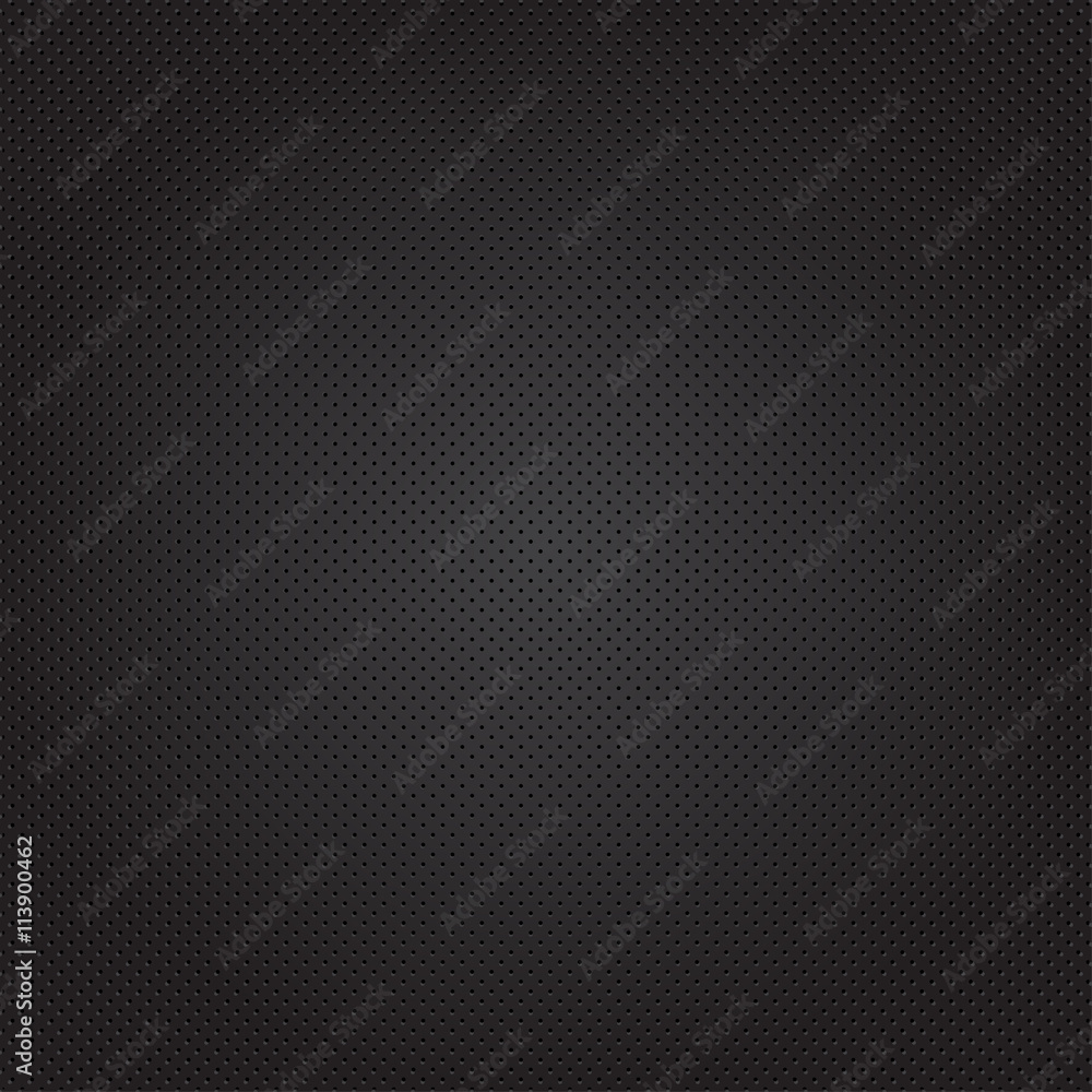 Black texture background with circles. Vector illustration