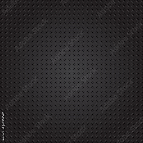 Black texture background with circles. Vector illustration