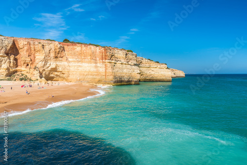 Praia de Benagil - beautiful beach and coast in Portugal, Algarve