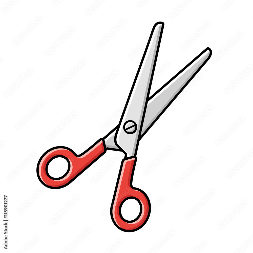 Scissors icon. Scissors icon.