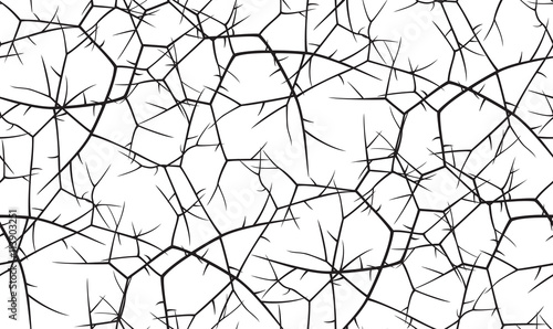 Seamless pattern with branches and thorns.