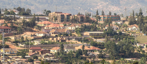 Houses on the hills of Kigali