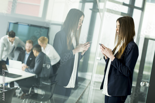 Young business people