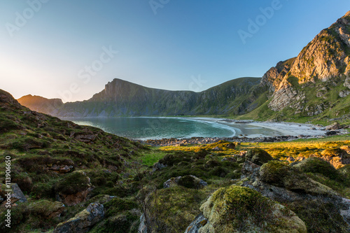 Evening landscape with the beach, Norway © sokko_natalia
