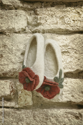 Soft Felted Slippers photo