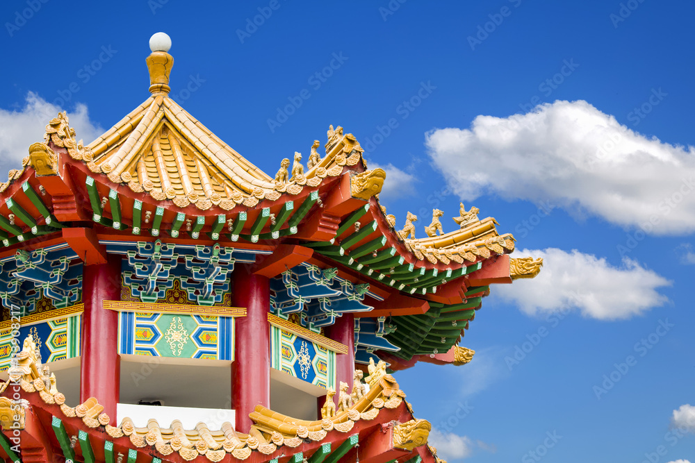 Naklejka premium Świątynia Thean Hou w Kuala Lumpur