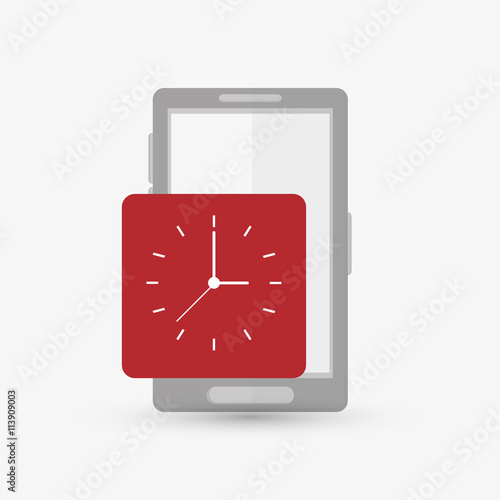 Wearable technology design. Gadget icon. Flat illustration, vector