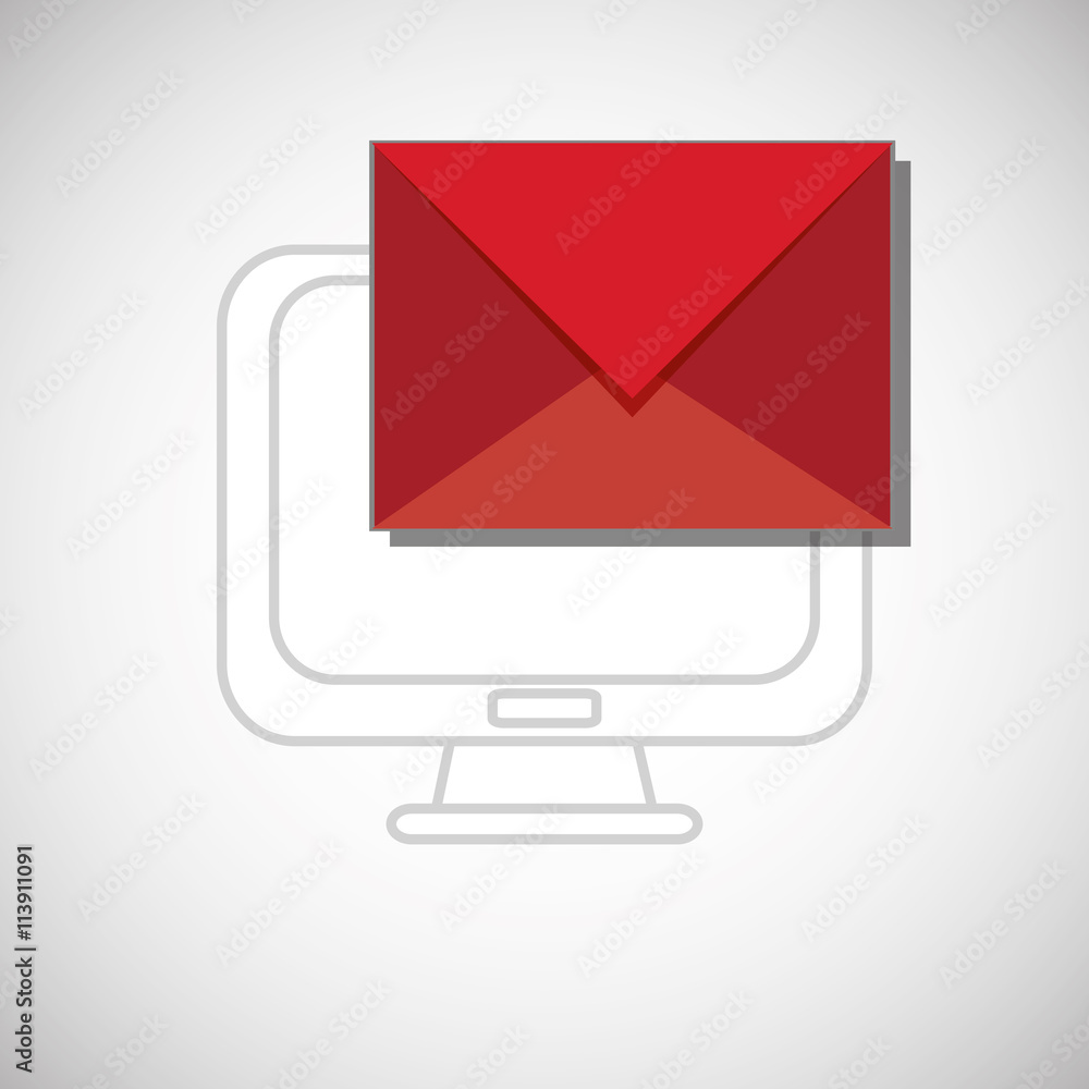 Communication design. Media icon. Flat illiustration, vector graphic Communication design. Media icon. Flat illiustration, vector graphic