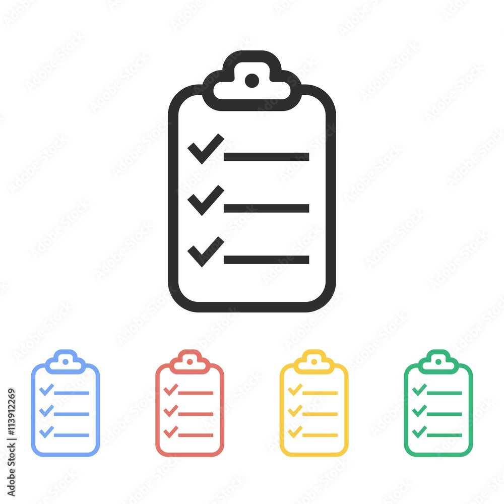 Clipboard - vector icon. Clipboard - vector icon.