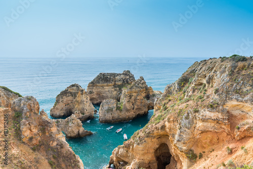 Fototapeta Naklejka Na Ścianę i Meble -  Farol da Ponta da Piedade - beautiful coast of Portugal, Algarve