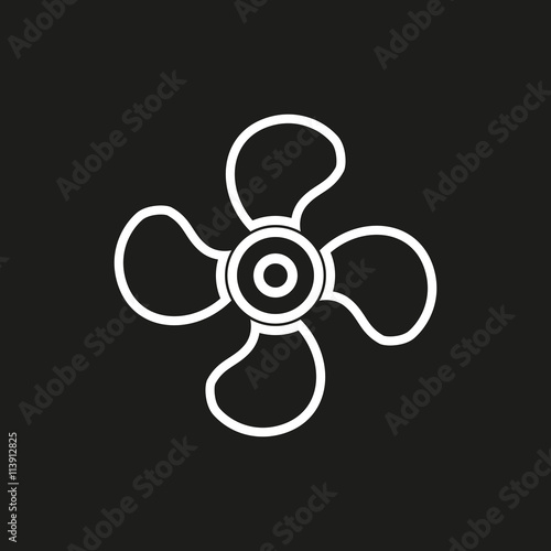 Fan - vector icon.
