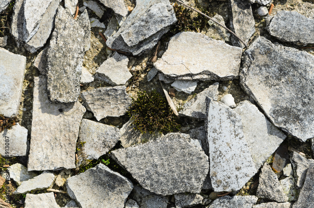 Fototapeta premium Damaged Asbestos