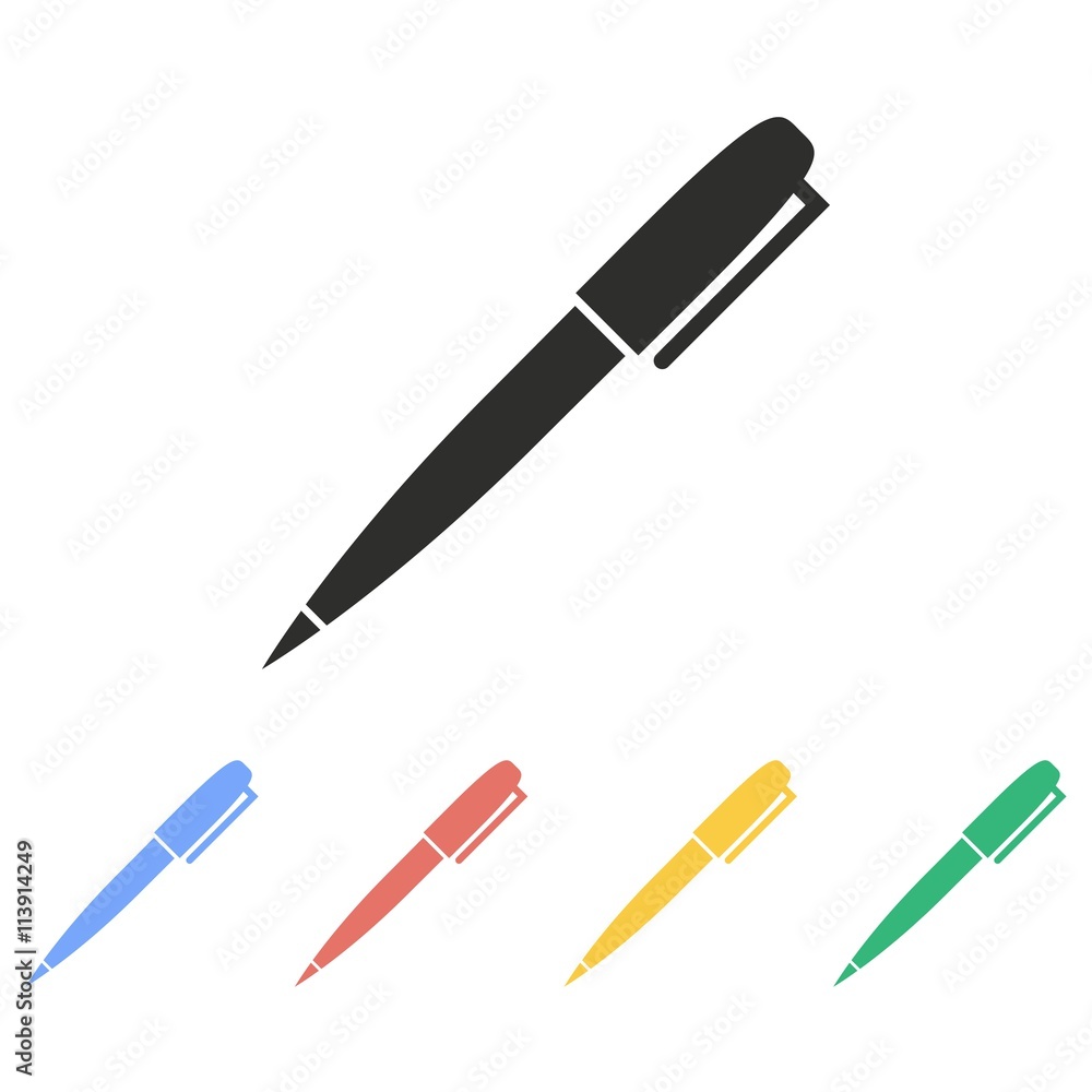 Pen - vector icon. Pen - vector icon.