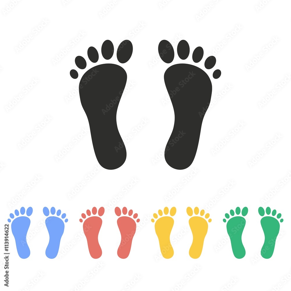 Foot - vector icon. Foot - vector icon.