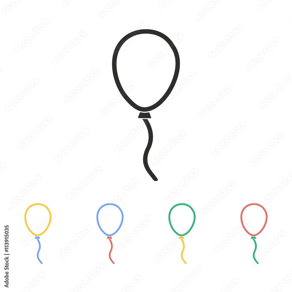 Balloon - vector icon. Balloon - vector icon.