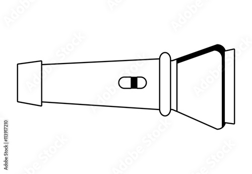 isolated electronic lantern,vector graphic