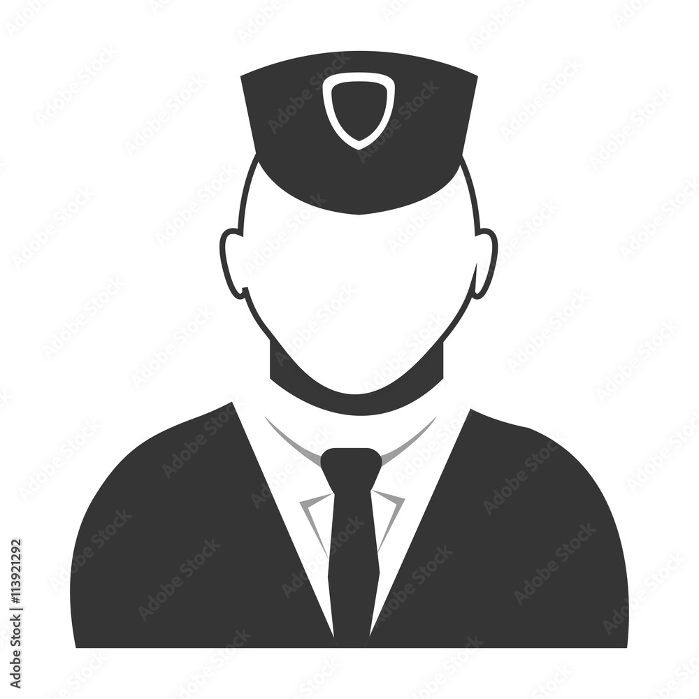 police avatar wearing black clothes,vector graphic police avatar wearing black clothes,vector graphic