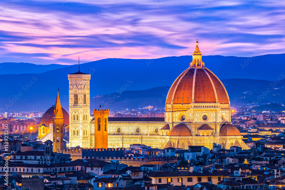 The Duomo of Florence in Tuscany, Italy