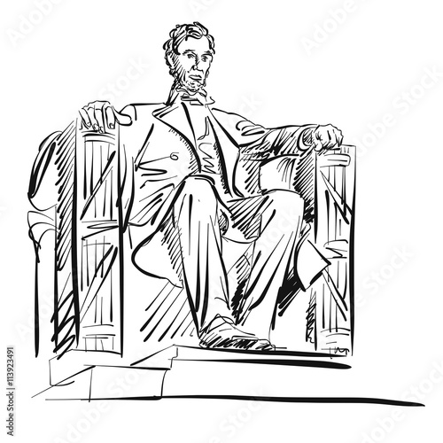 Abraham Lincoln Skizze