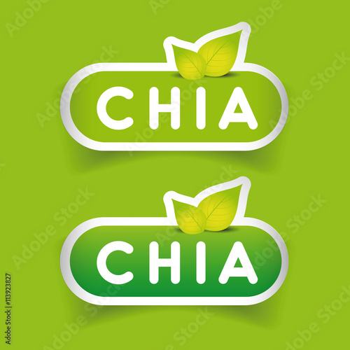 Chia sign label vector