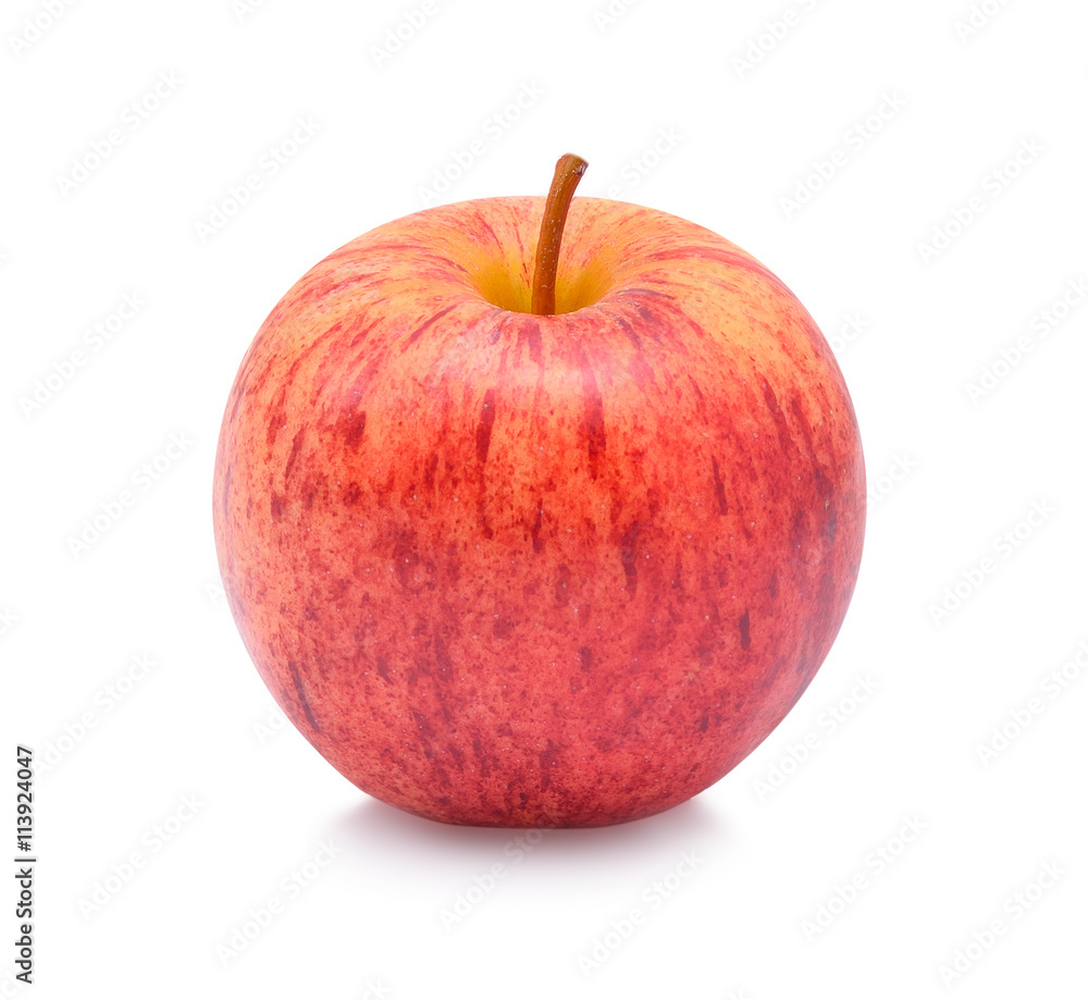 Gala apples isolate on white background Gala apples isolate on white background