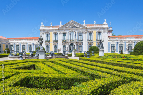 
View of the Queluz National Palace Portugal photo