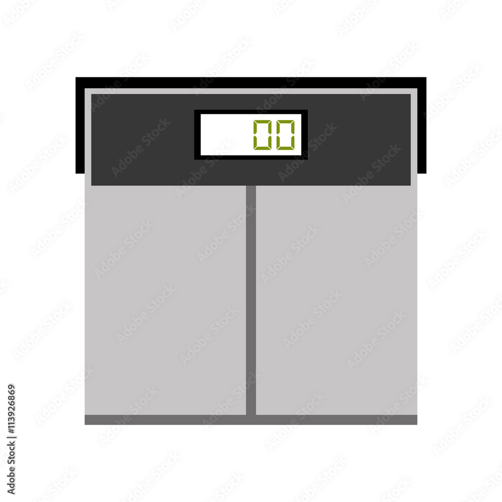 black and grey balance weight front view over isolated background,vector illustration black and grey balance weight front view over isolated background,vector illustration