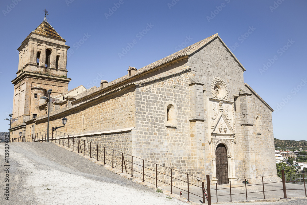 Sta Maria church in Alcaudete, Jaén, Spain