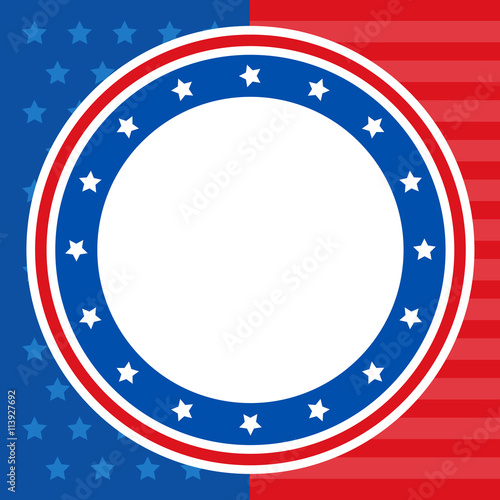 United states color abstract flat background