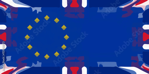 United Kingdom Flag Background Illustration Graphic