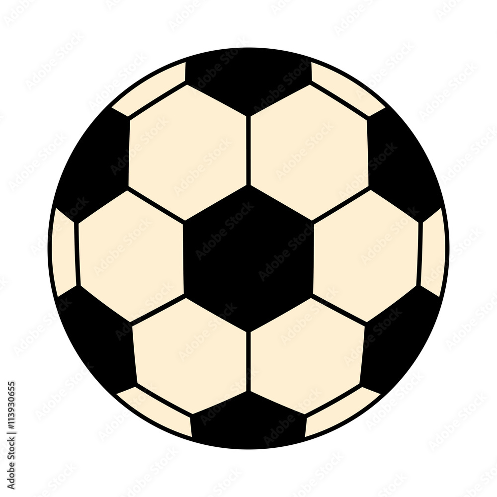 black and white socces ball front view over isolated background,vector illustration black and white socces ball front view over isolated background,vector illustration