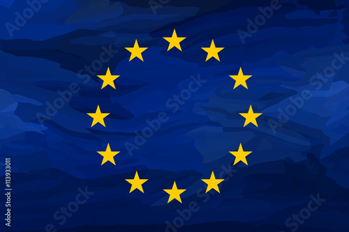 Brexit Flag Background Graphic Illustration Painted Design