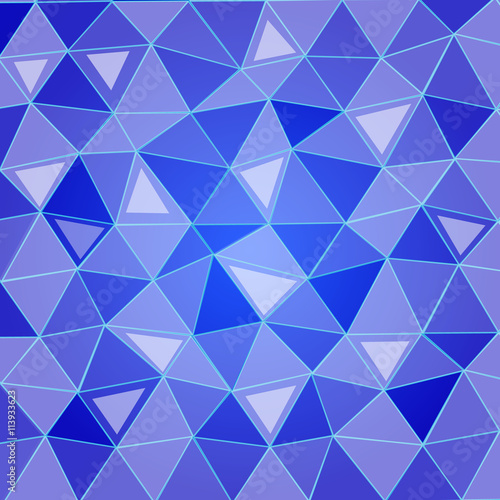 Geometrical background blue.