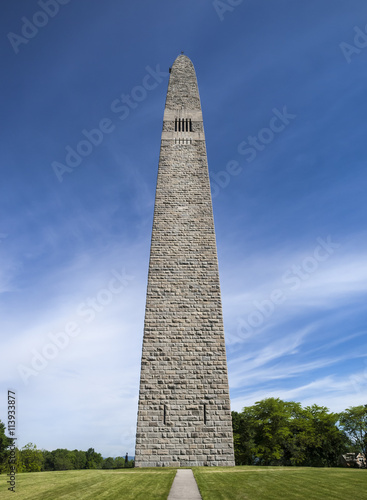 1891 Bennington Battle Monument: The 306 foot tall Limestone obelisk commemorates the 1771 Battle of Bennington in Vermont