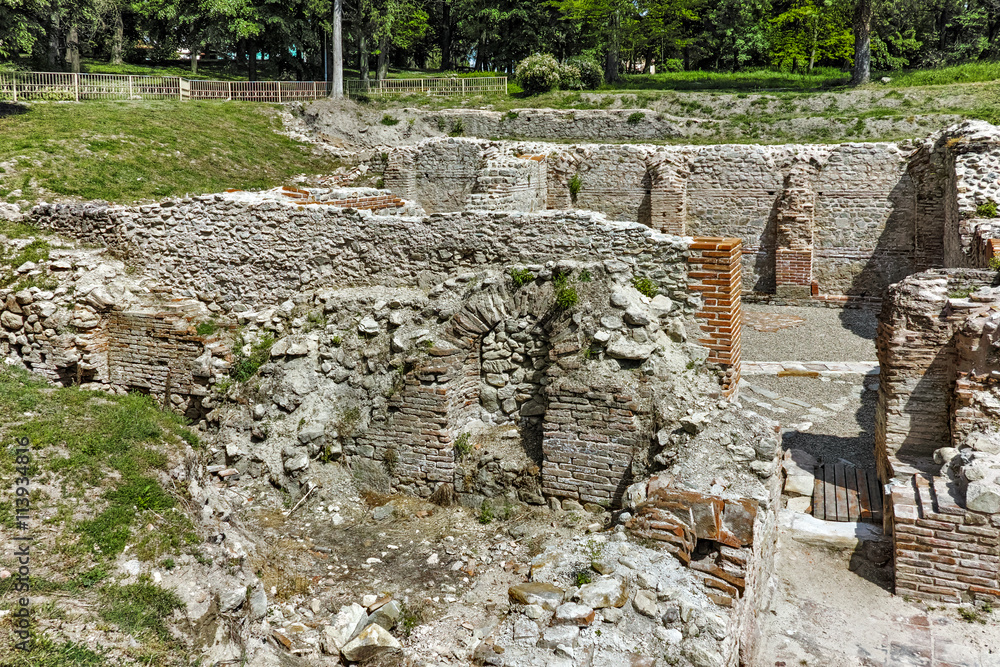 Panoramic view of The ancient Thermal Baths of Diocletianopolis, town of Hisarya, Plovdiv Region, Bulgaria Panoramic view of The ancient Thermal Baths of Diocletianopolis, town of Hisarya, Plovdiv Region, Bulgaria
